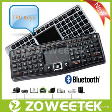 Ultra Wireless Bluetooth Backlit Keyboard with Touchpad for iPad